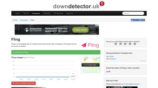 Fling down? Current problems and outages | Downdetector