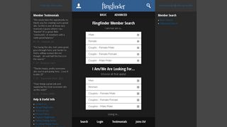 FlingFinder Australia - Dating, Love, Flings...Fun!: User Search