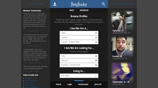 FlingFinder Adult Dating Australia: Browse Profiles