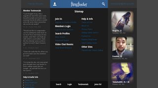FlingFinder Online Dating - Sitemap