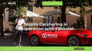 CHOICE: Mazda Carsharing with Flinkster (DB Connect)