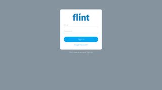 Flint | Sign In