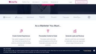 Uberflip: Cloud-Based Content Experience Platform for Marketers