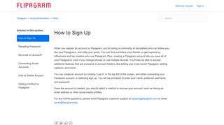 How to Sign Up – Flipagram
