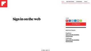 Sign in on the web - Flipboard