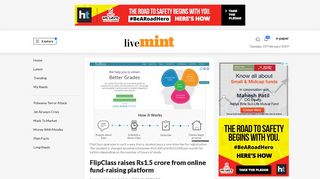 FlipClass raises Rs1.5 crore from online fund-raising platform - Livemint