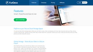 Overview - FlipDrive | Free Secure Online Cloud File Storage, Internet ...