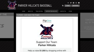 FlipGive - Parker Hillcats Baseball