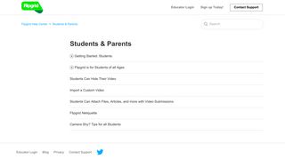 Students & Parents – Flipgrid Help Center