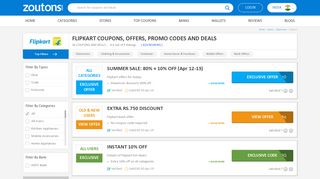 Flipkart Coupons, Offers (Feb 23-24) | Sale, Promo Code - Up to 90% off
