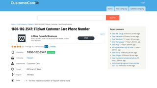 1800-102-3547: Flipkart Customer Care Phone Number ...