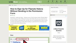 How to Sign Up for Flipnote Hatena Without Sending in the Permission ...