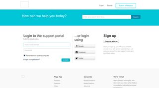 Login - Support : Flipp Partner Success Team Portal