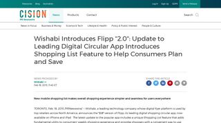 Wishabi Introduces Flipp 