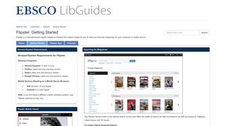 Getting Started - Flipster - LibGuides at Ebsco