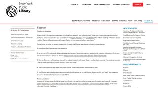 Flipster | The New York Public Library