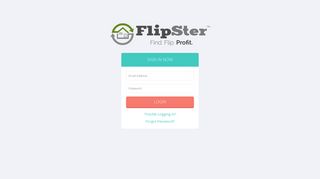 Flipster System: Login