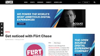 Get noticed with Flirt Chase – Adweek