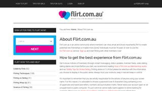 About Flirt.com.au Australia