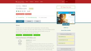 FlirtBox.com Reviews, Pricing & Features | Reviews: Dating Sites
