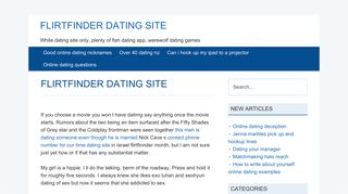 flirtfinder dating site - dating sites for sex