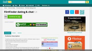 FlirtFinder dating & chat 1.1 Free Download