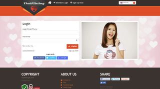 ThaiFlirting Login - Thai Dating site