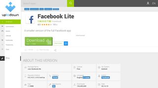 download facebook lite free (android)