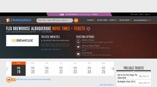 Flix Brewhouse Albuquerque Movie Times | Showtimes and Tickets ...
