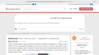 flix123.com - Don't visit this scam – impossible to unsubscribe, Review ...