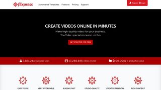 Flixpress: Online Video Maker | Video Creation Software