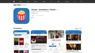 Flixster - Showtimes + Tickets on the App Store - iTunes - Apple