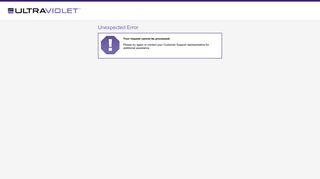 UV - Login - UltraViolet