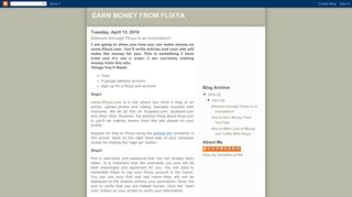EARN MONEY FROM FLIXYA