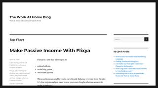 Flixya – The Work At Home Blog