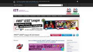 FIRST® LEGO® League UK and Ireland - IET Conferences