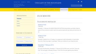 Flocknote - Our Lady of the Mountains - Estes Park, CO