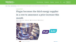 Flogas becomes the third energy supplier in a row to announce a ...
