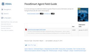FloodSmart Agent Field Guide | FEMA.gov