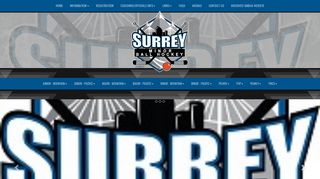 Surrey Minor Ball Hockey Association : Website by RAMP InterActive