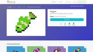 flopper | Minecraft Items | Tynker