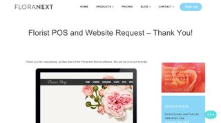 Florist POS | Floranext - Florist Websites, Floral POS, Floral Software