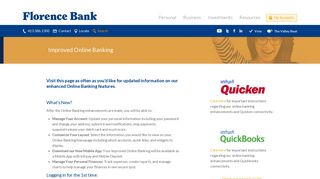 Improved Online Banking | Northampton, Hadley, MA | Florence Bank
