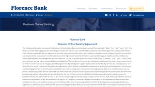 Business Online Banking | Northampton, Hadley MA | Florence Bank