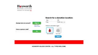 Donor Portal - Hoxworth Blood Center