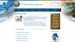 Florida Board of Medicine » Renewal Information- Healthcare ...