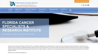 Florida Cancer Specialists & Research Institute - FLASCO Patient Portal