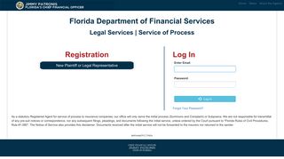 Legal Services | Service of Process - Florida Department of Financial ...