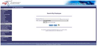 Search By Employee - 411 Telephone Directory - MyFlorida.com