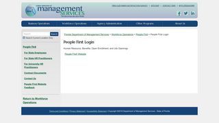 People First Login - Florida Department of Management Services